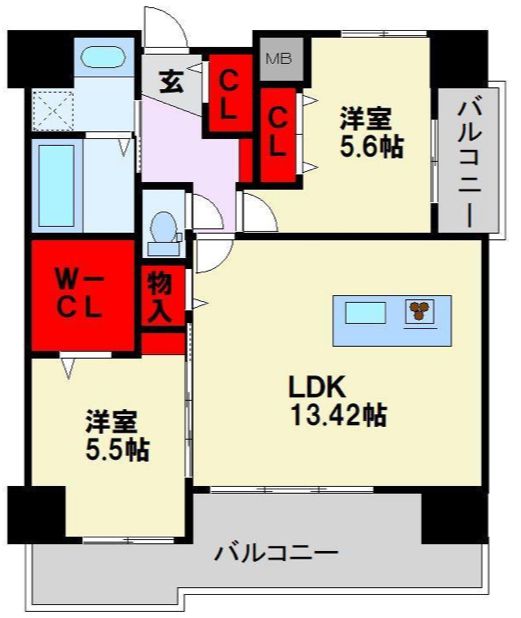 早良区荒江賃貸マンション・ぷレジデンスざ荒江